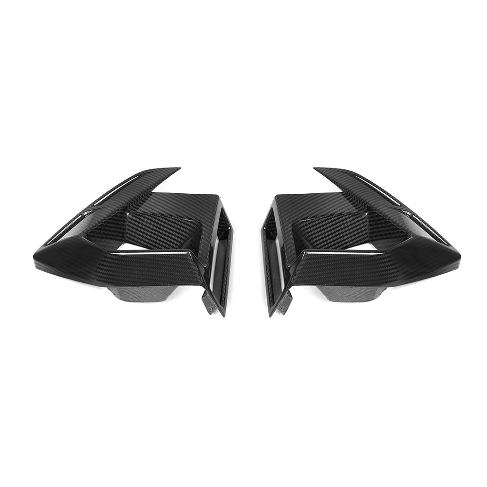 Sooqoo Pre Pregged Dry Carbon Fiber Front Ducts for BMW X3M F97 LCI 2022+