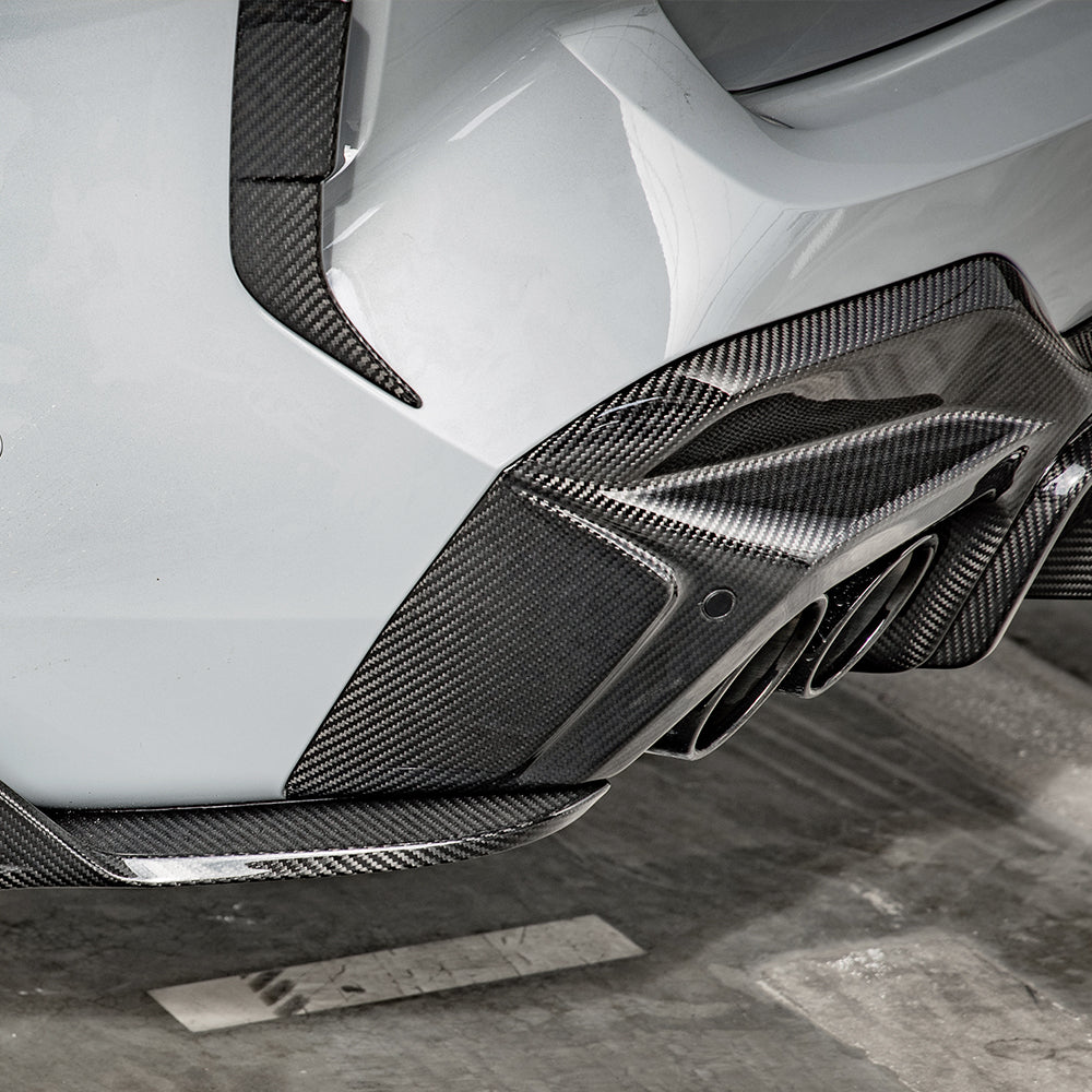 Sooqoo Pre Pregged Dry Carbon Rear Diffuser for BMW X3M F97 LCI 2022+