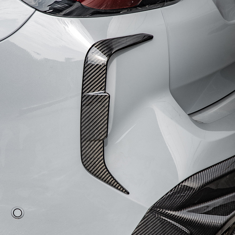 Sooqoo Pre Pregged Dry Carbon Rear Canards for BMW X3M F97 LCI 2022+ - iilumolab