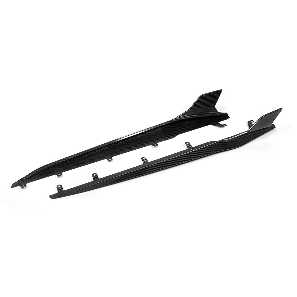 Sooqoo Pre Pregged Dry Carbon Fiber Side Skirt for BMW 8 Series G16 - iilumolab