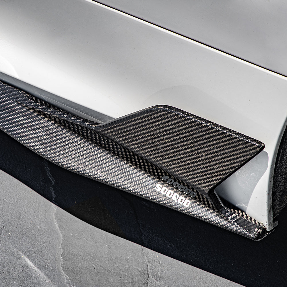 Sooqoo Pre Pregged Dry Carbon Fiber Side Skirt for BMW 8 Series G14 G15 - iilumolab