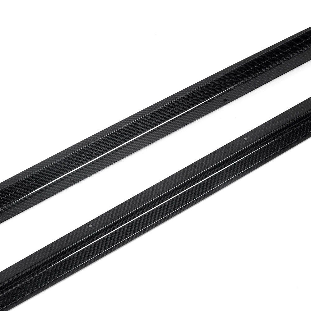 Sooqoo Pre Pregged Dry Carbon Fiber Side Skirts for BMW 2 Series G42 2022+