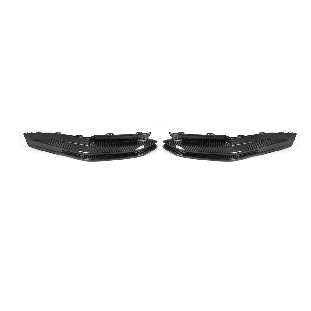 Sooqoo Pre Pregged Dry Carbon Fiber Rear Splitter for BMW M3 G80 G81 2020+