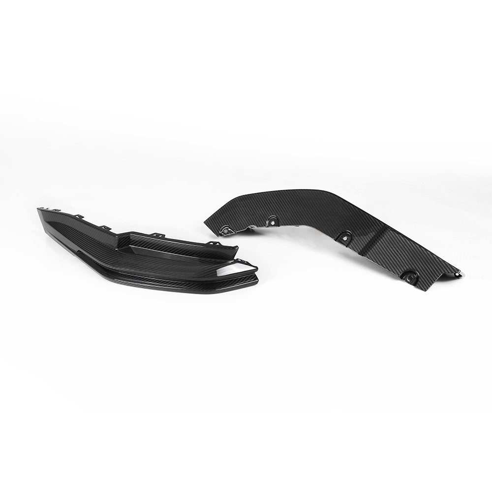 Sooqoo Pre Pregged Dry Carbon Fiber Rear Splitter for BMW M3 G80 G81 2020+