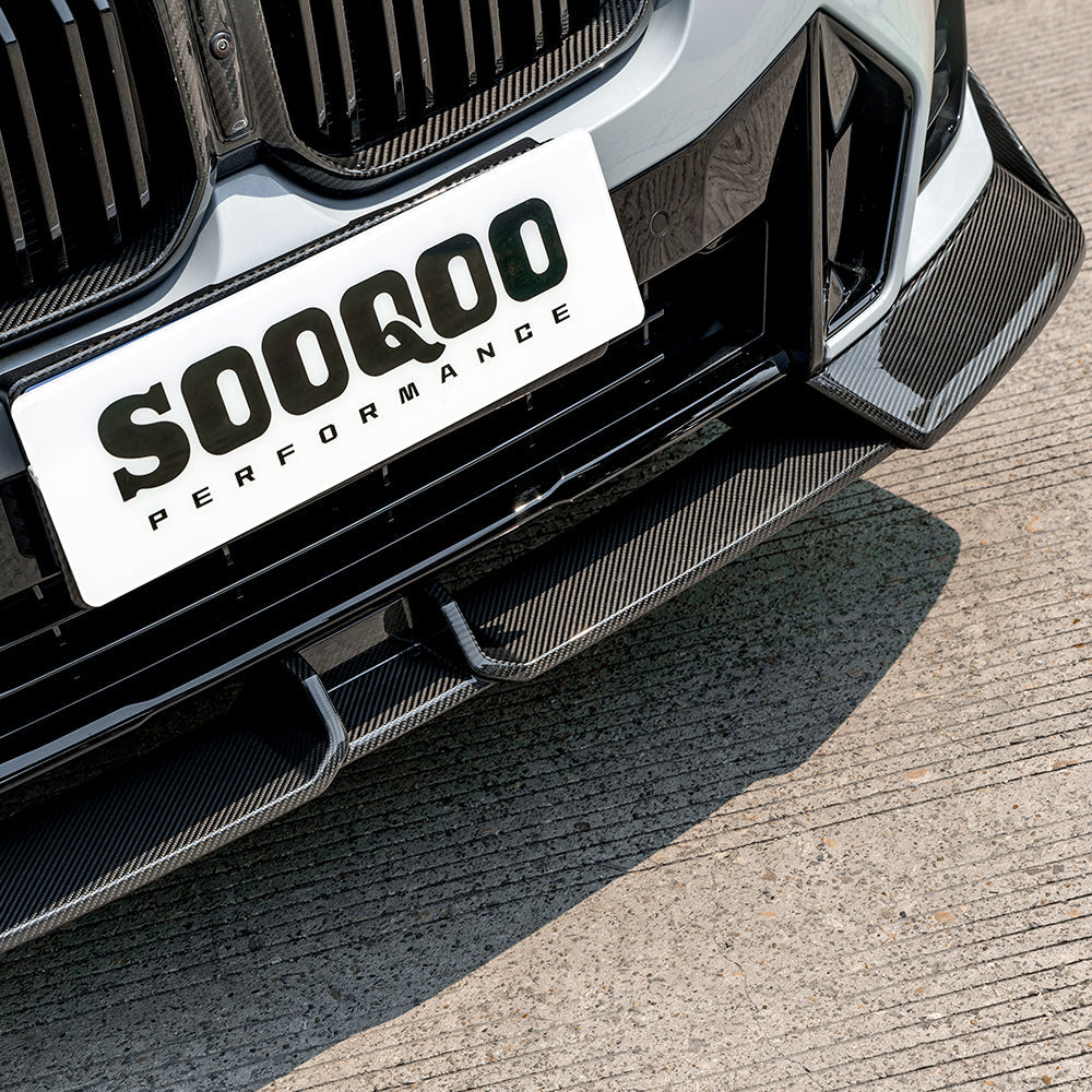 Sooqoo Pre Pregged Dry Carbon Fiber Front Lip Type B for BMW X3 G01 LCI / X4 G02 LCI 2022+