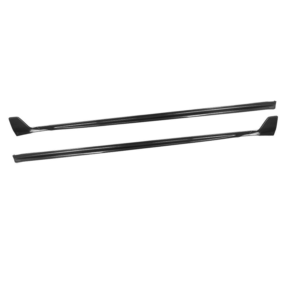 Sooqoo Pre Pregged Dry Carbon Fiber Side Skirts Type B for BMW X3/X4/iX3/X3M/X4M G01 G02 G08 F97 F98 Pre-LCI & LCI 2019+