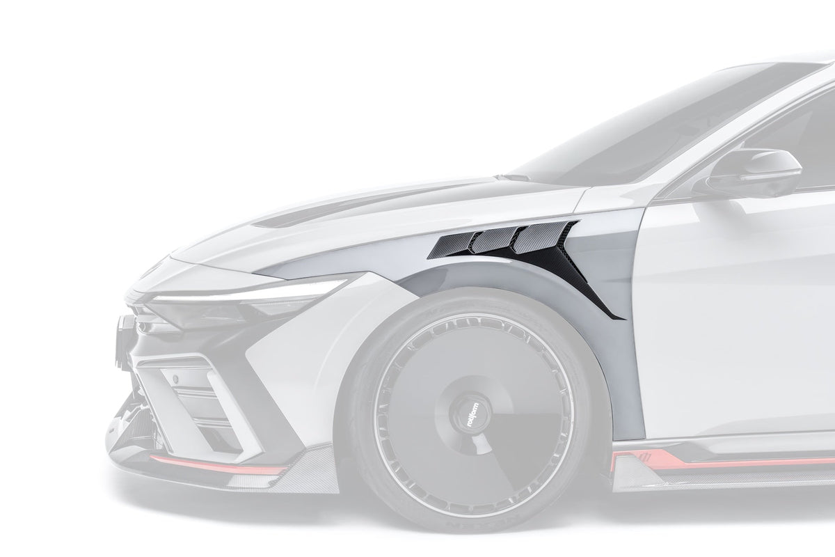 Final Edition Carbon Fiber Fenders for Hyundai i30N Sedan / Elantra N Facelift 2024+