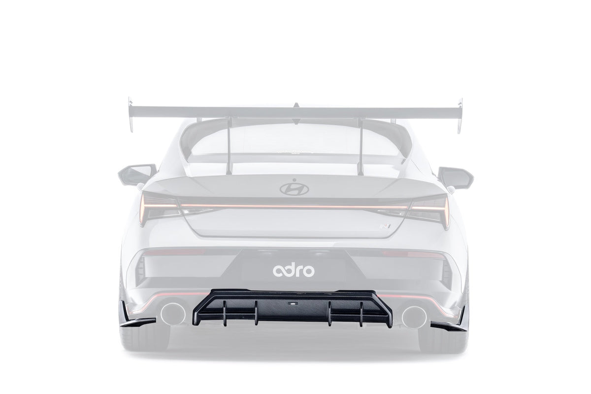 Final Edition Carbon Fiber Rear Diffuser for Hyundai i30N Sedan / Elantra N Facelift 2024+