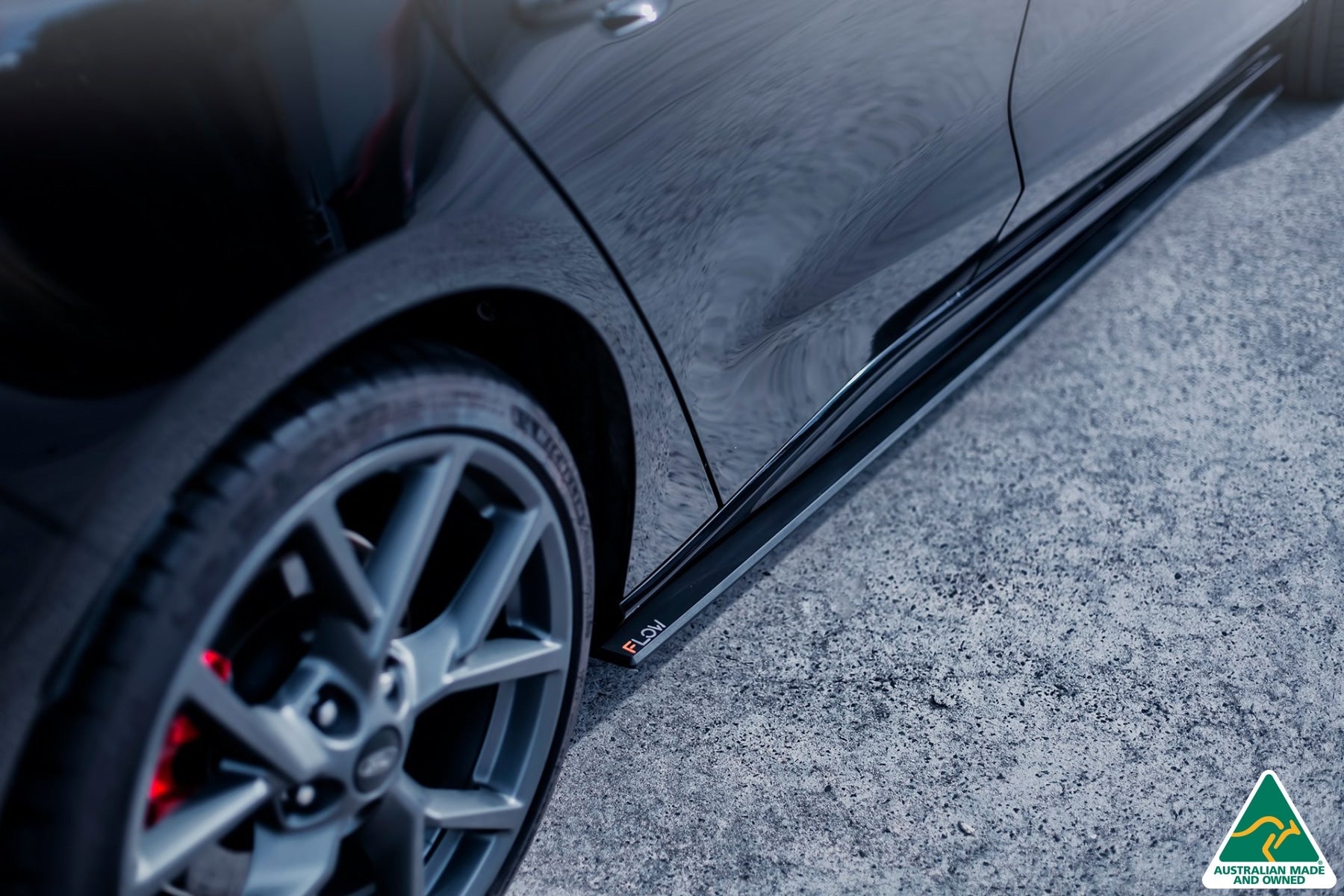 Flow Designs MK4 & MK4.5 Focus ST Side Skirt Splitters (Pair) - iilumolab