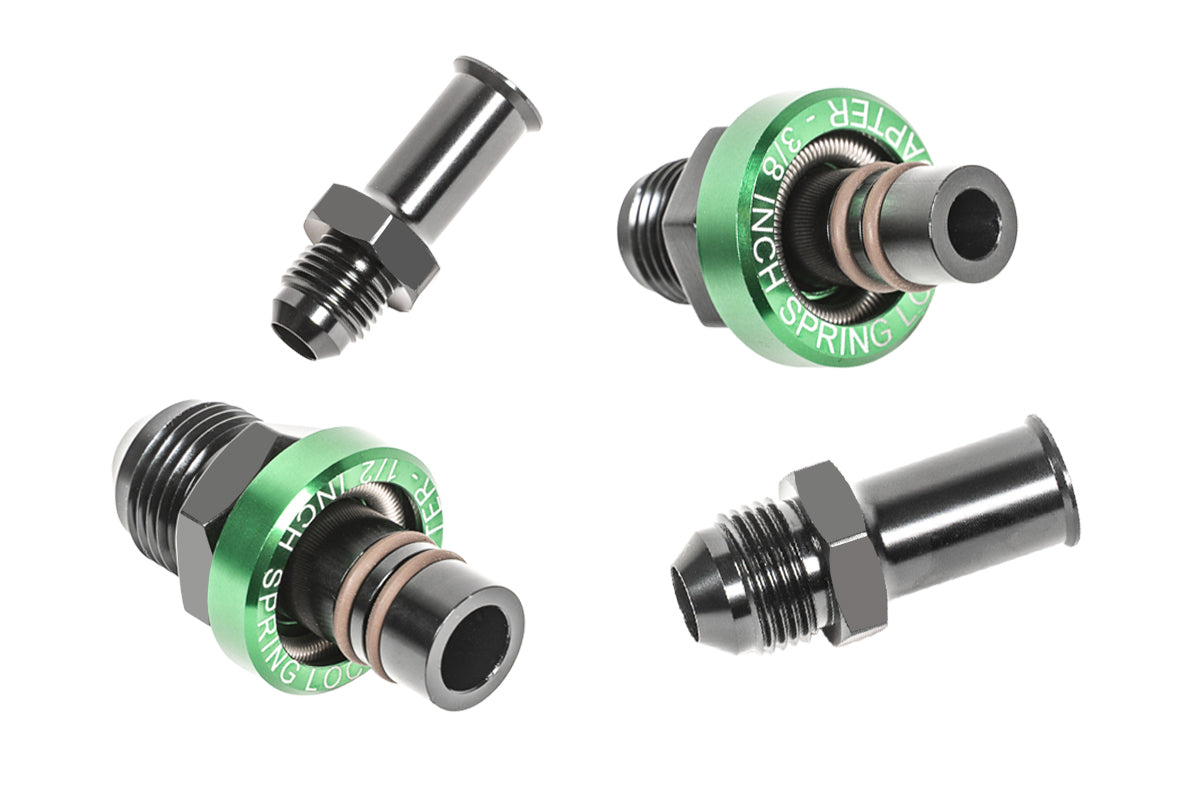 Radium Engineering 6AN Male to 3/8" Spring Lock Female Fitting