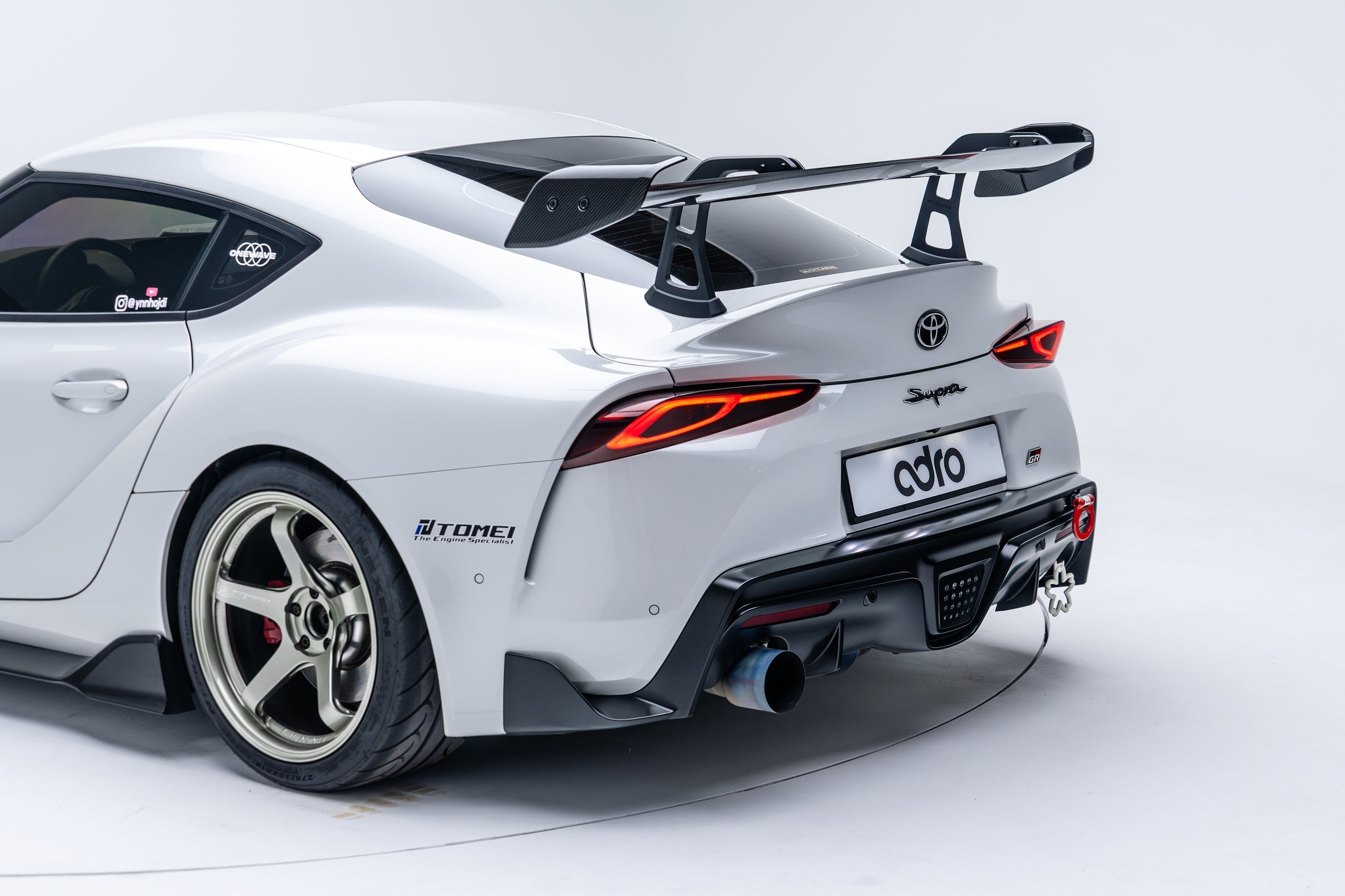Toyota GR Supra AT-R2 V2 Carbon Fiber Taller Uprights Upgrade 2019+