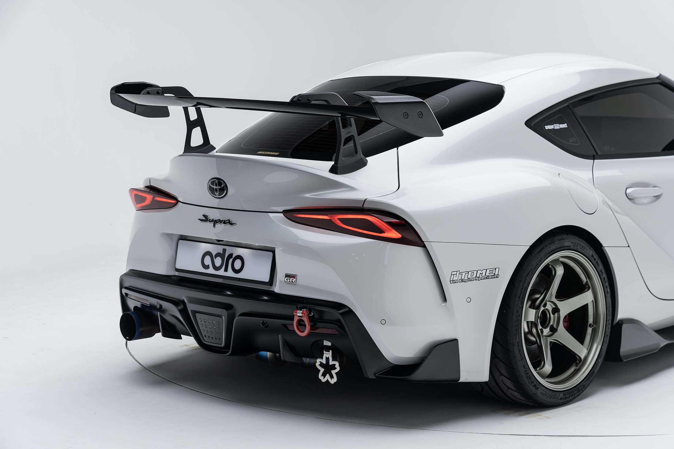 ADRO Toyota GR Supra AT-R2 V2 Carbon Fiber Taller Uprights Winglets 2019+