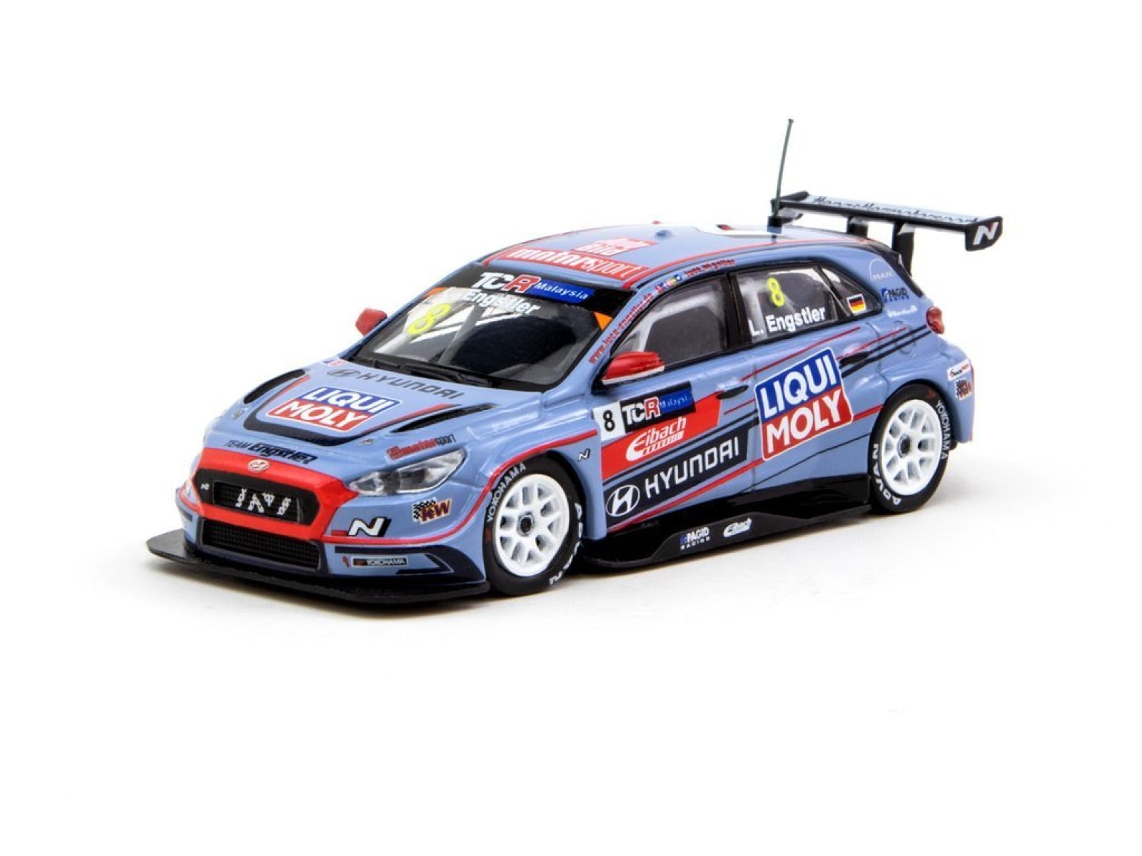 Tarmac Works 1/64 Hyundai i30N TCR Malaysia 2019 Champion - iilumolab