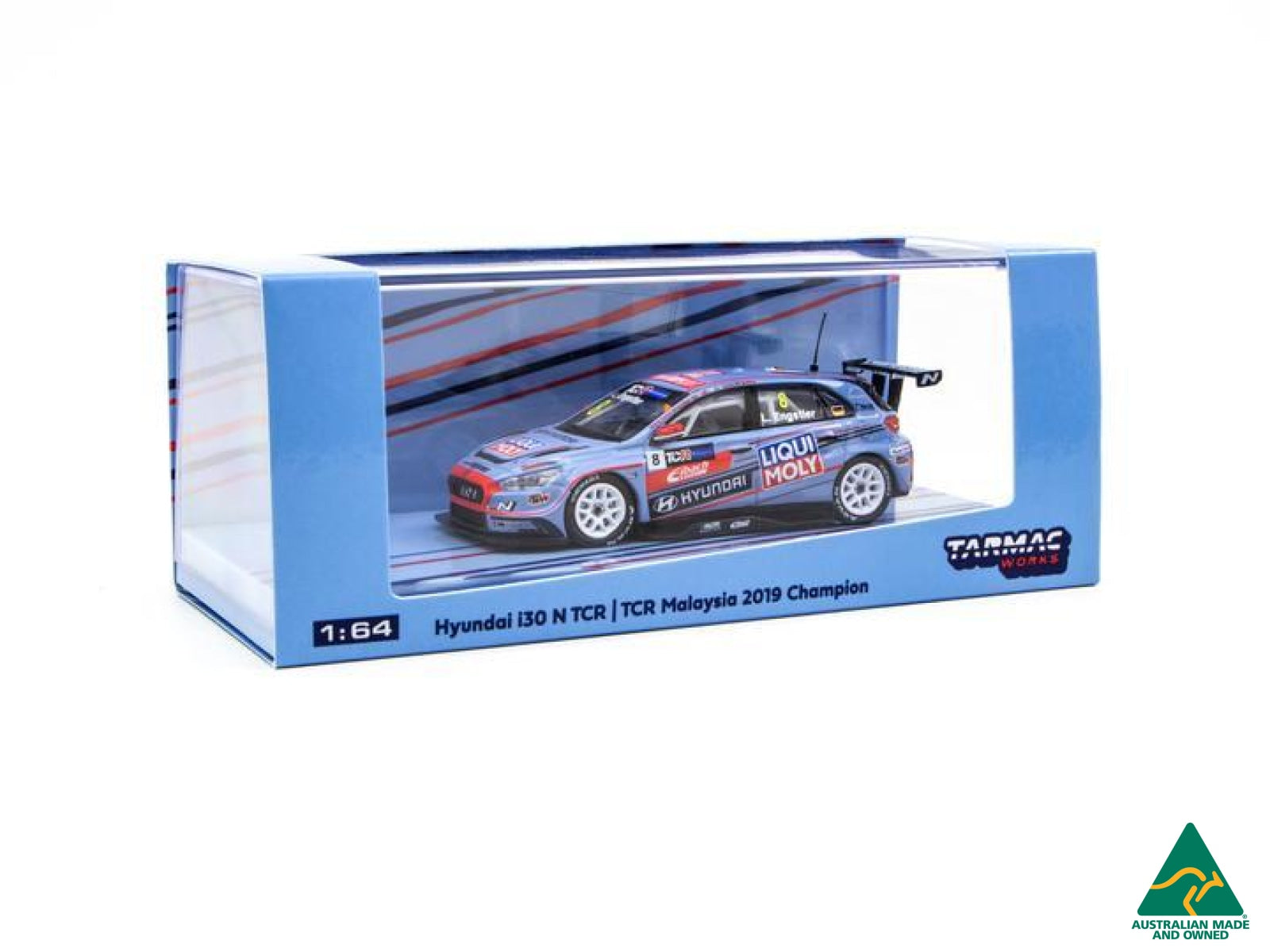 Tarmac Works 1/64 Hyundai i30N TCR Malaysia 2019 Champion - iilumolab