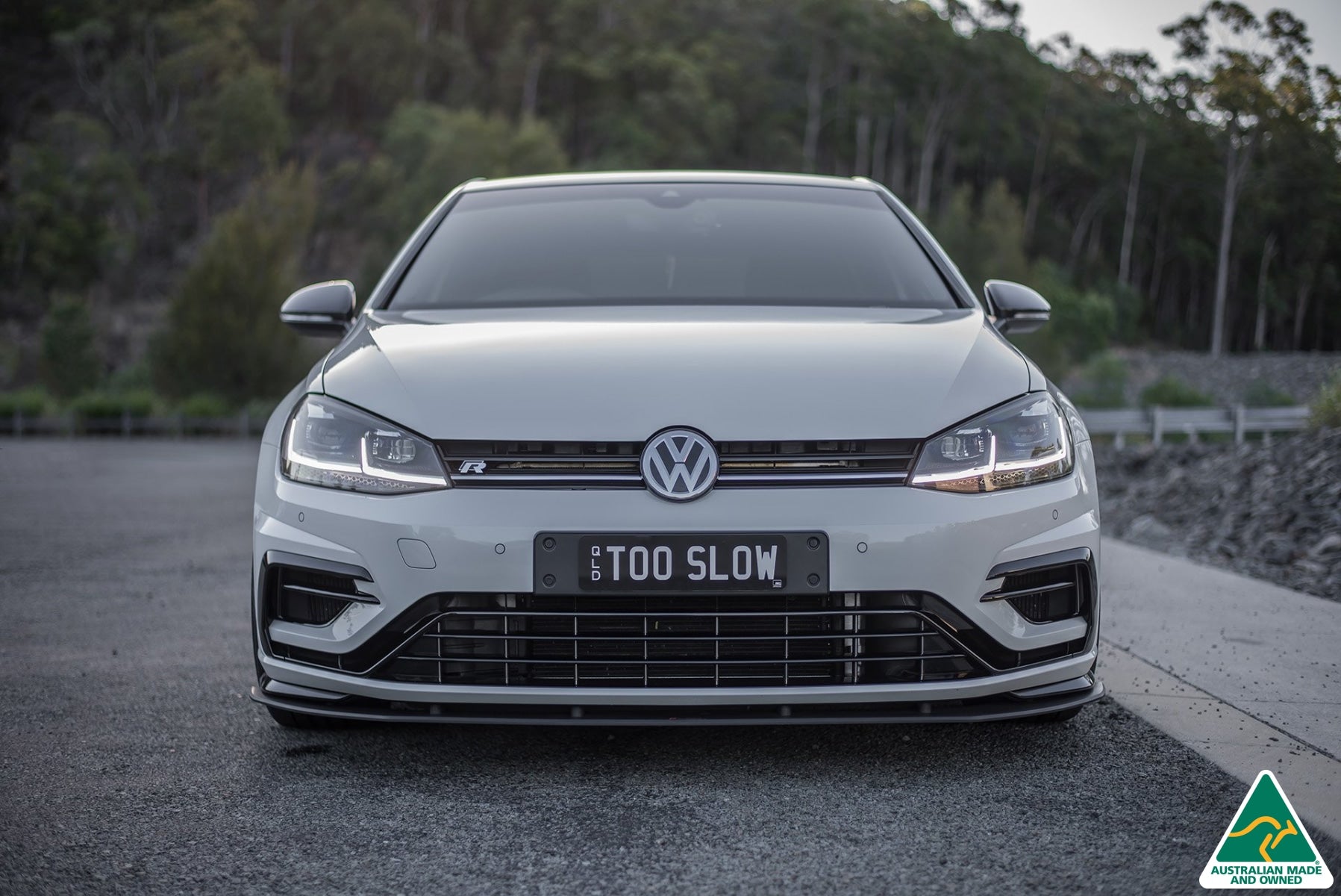 Flow Designs MK7.5 Golf R Front Lip Splitter - iilumolab