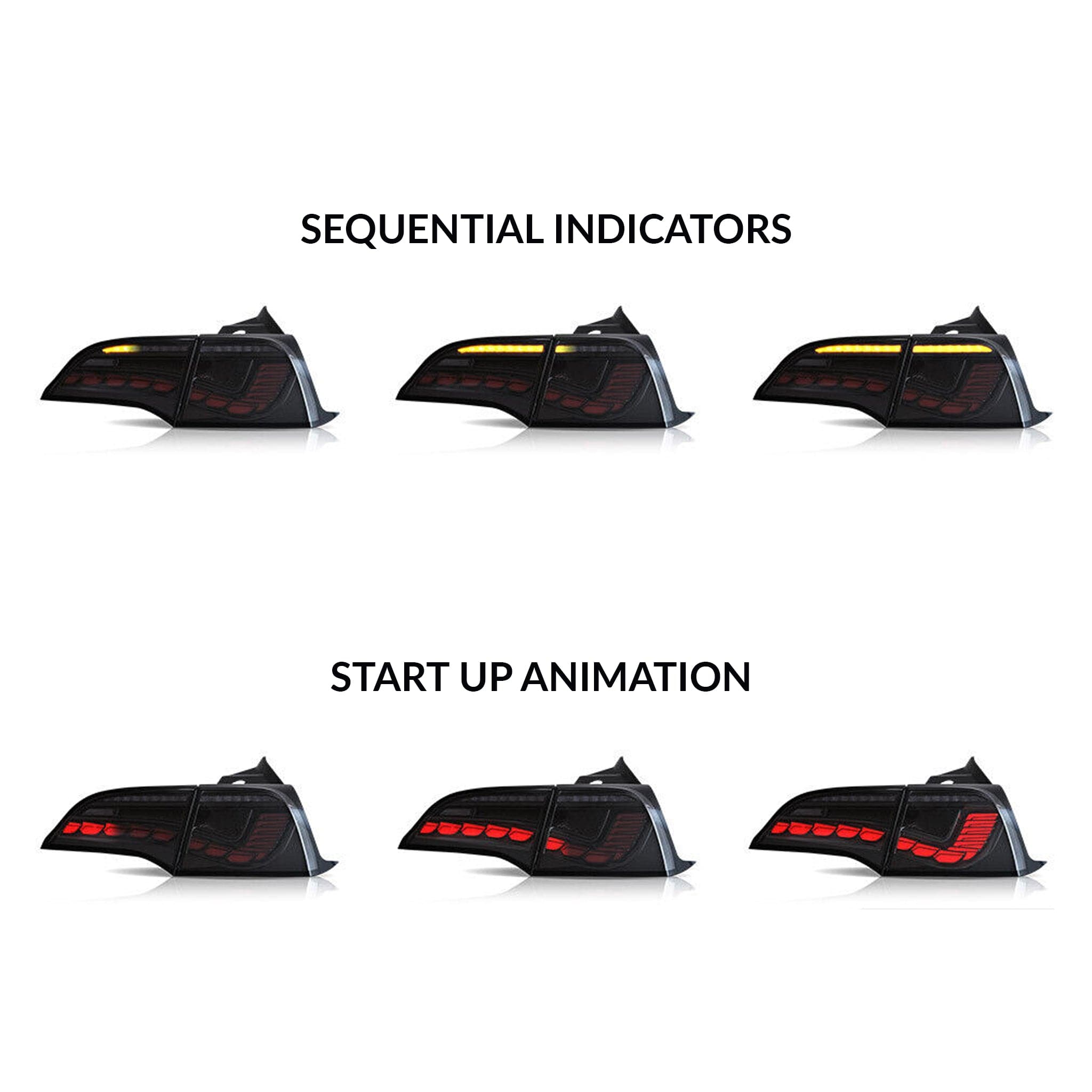 2017-2023 TESLA MODEL 3 / Y SEQUENTIAL OLED TAIL LIGHTS