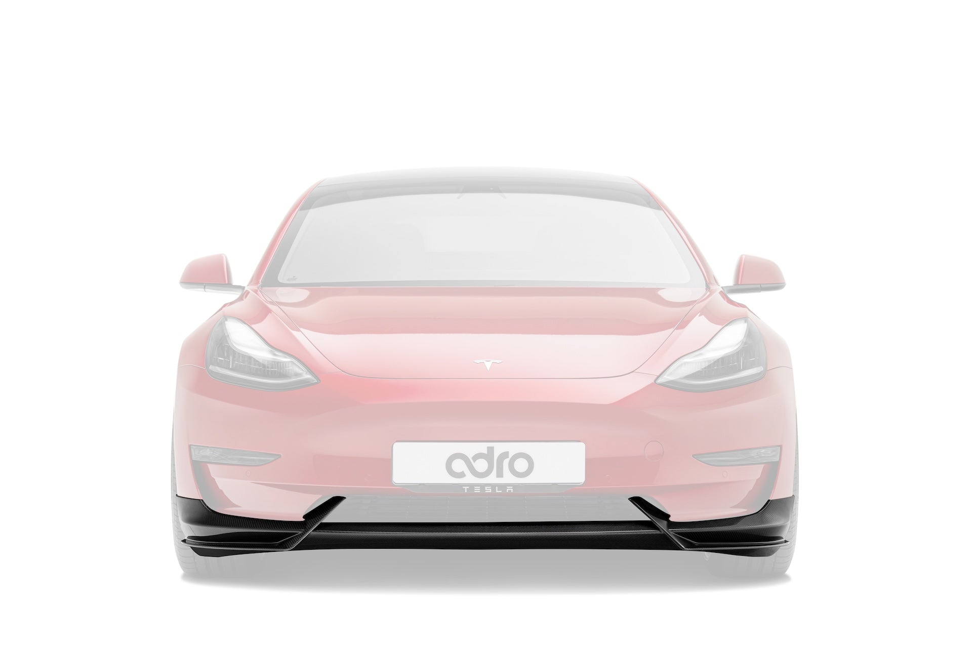 Tesla Model 3 Dry Carbon Fiber Front Lip V1 2019-2023