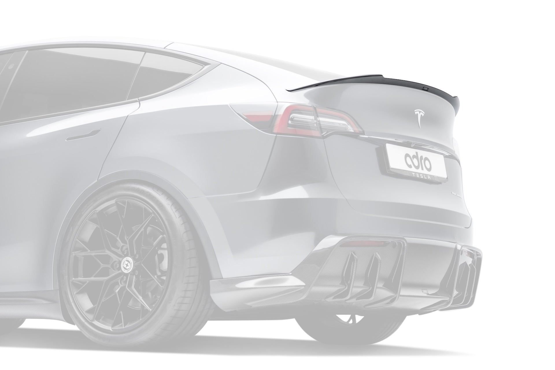 Tesla Model Y V1 Dry Carbon Fiber Spoiler 2022-2024