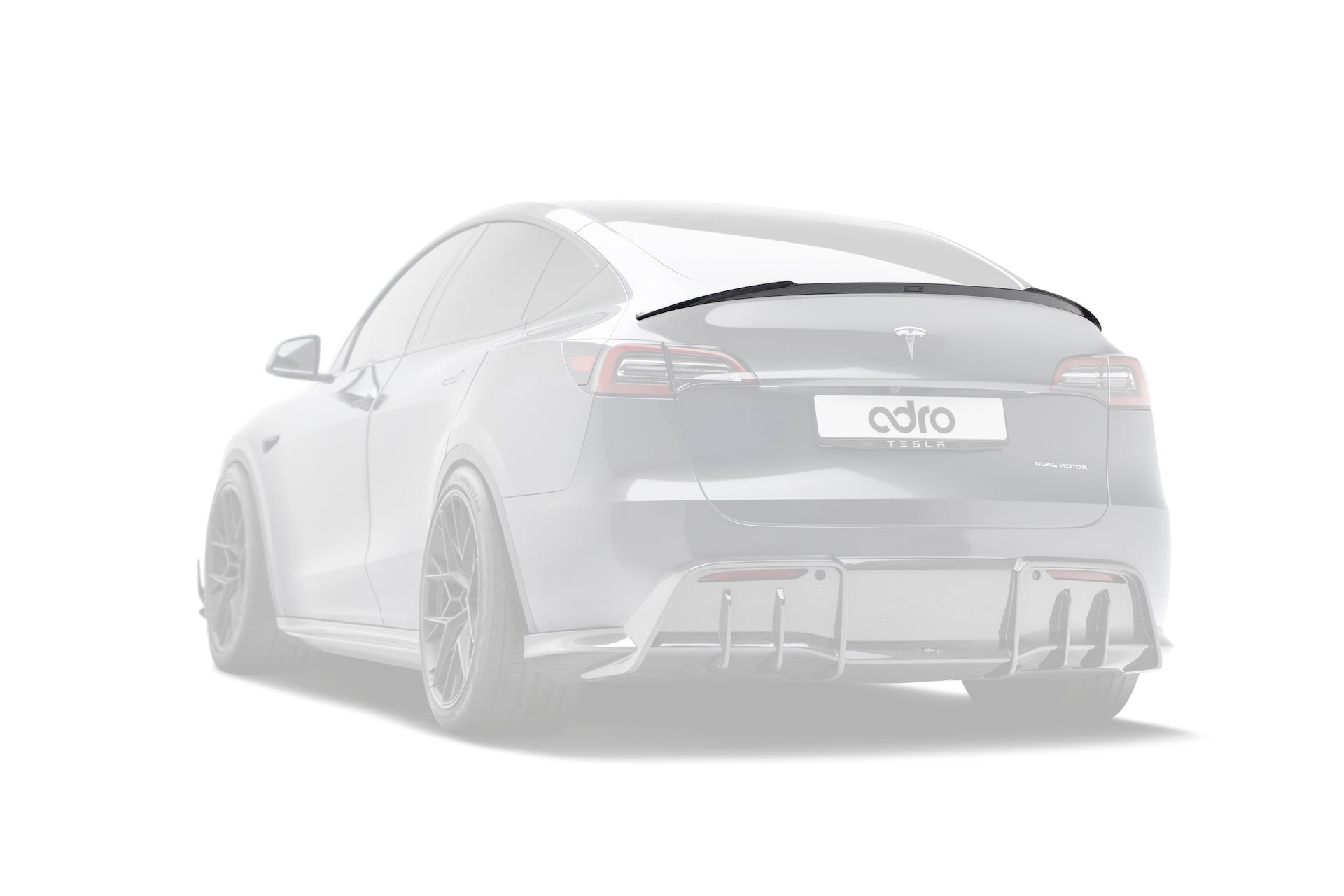 Tesla Model Y V1 Dry Carbon Fiber Spoiler 2022-2024