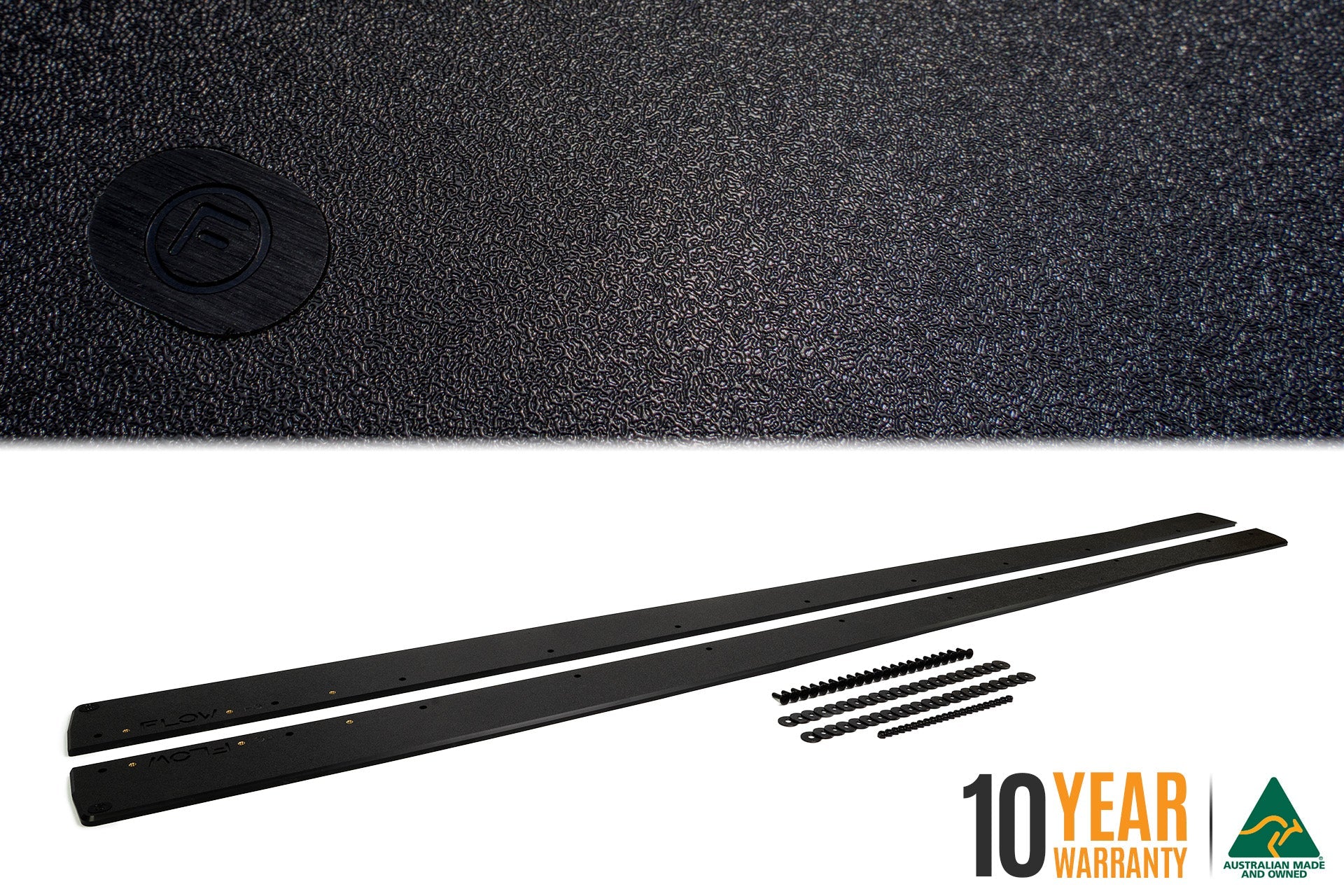 Flow Designs Falcon FGX Side Skirt Splitters (TEXTURED: Pair) - iilumolab