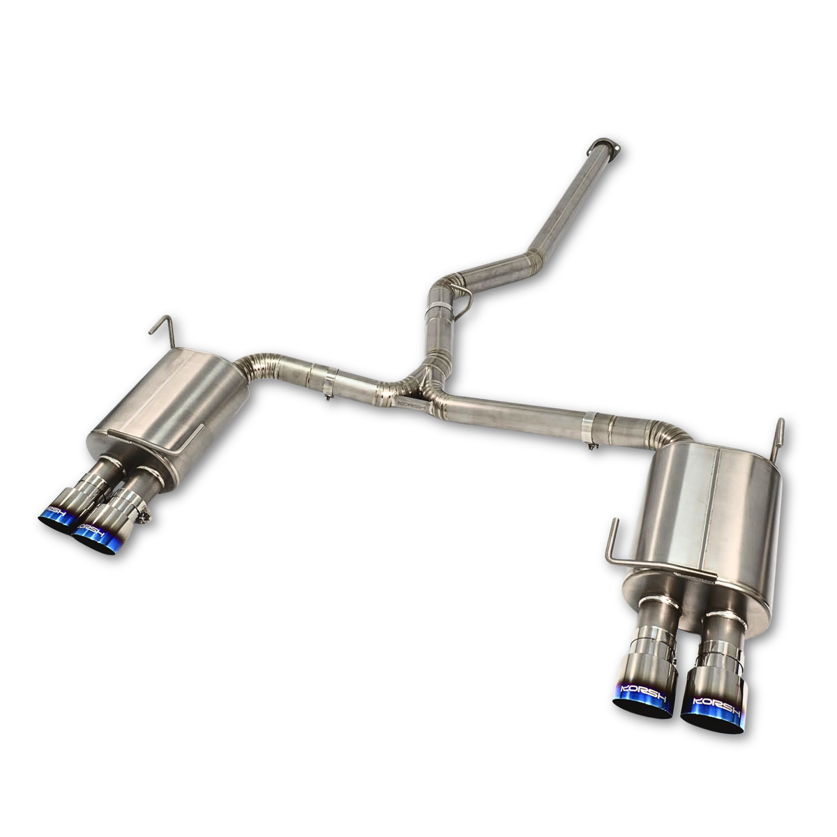 Korsh Catback Exhaust for Subaru WRX 2022+ - Full Titanium with Titanium Tips