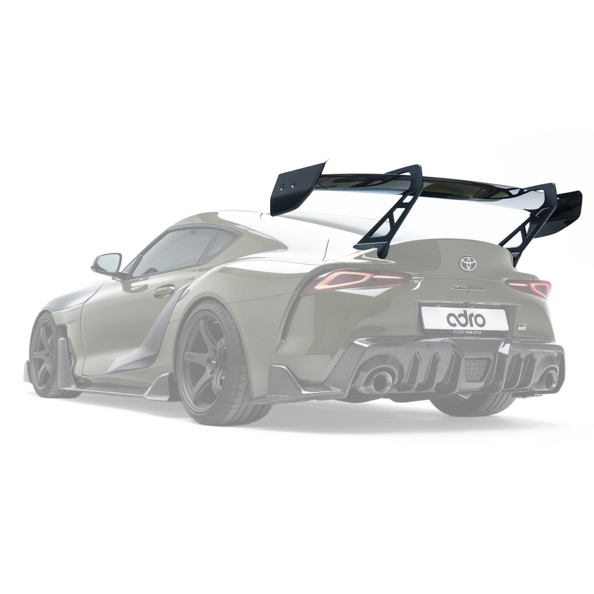 ADRO Toyota GR Supra AT-P1 Reverse Swan Neck Wing