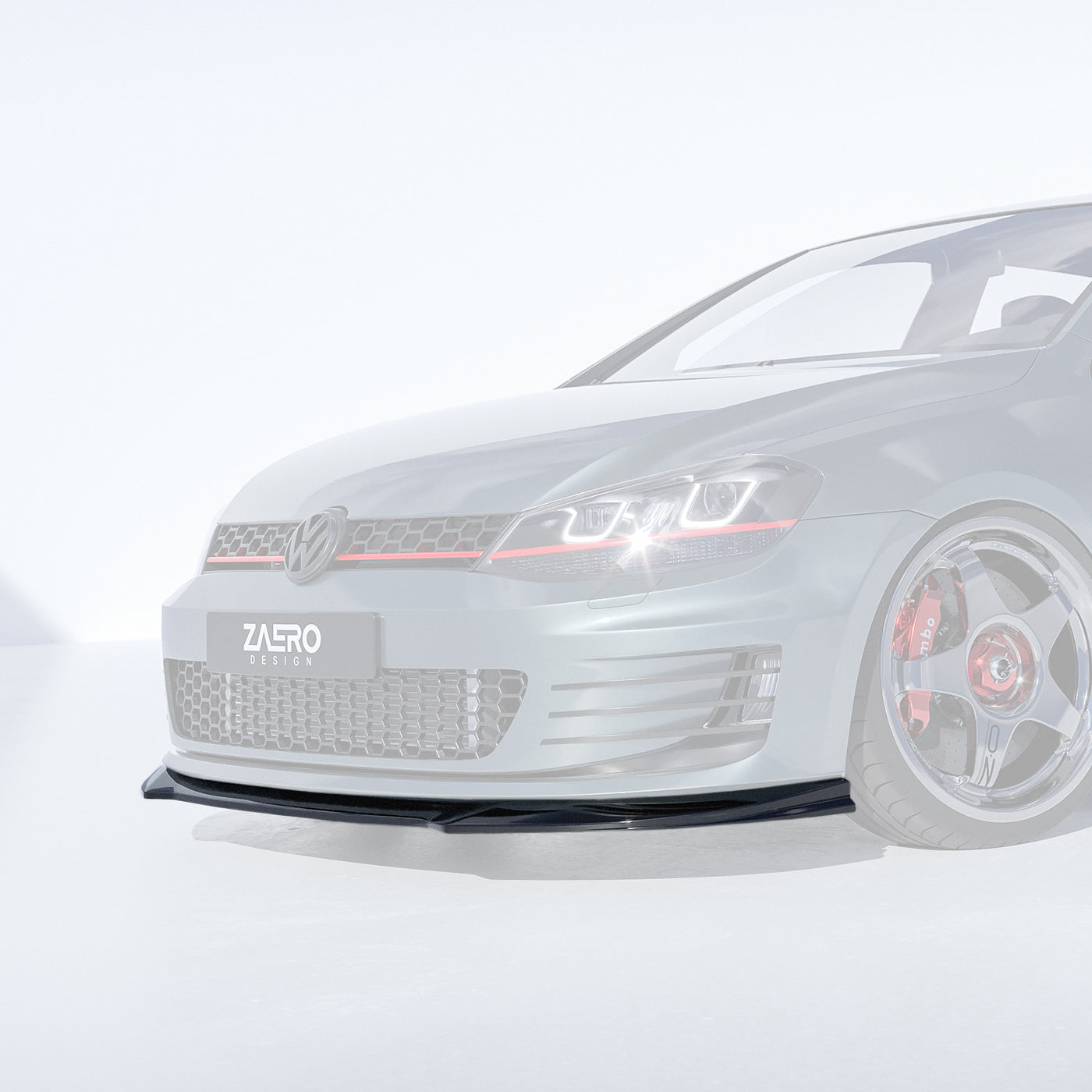 Zaero Designs EVO-1 Front Lip/Splitter for Volkswagen Golf GTI MK7 2013-2017 - iilumolab