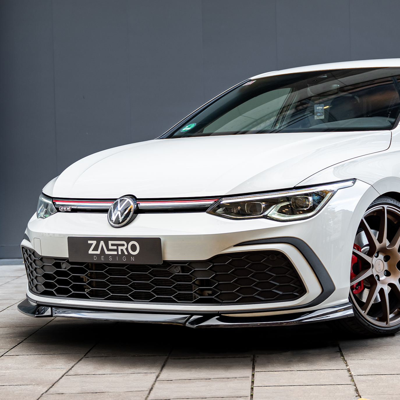 Zaero Designs EVO-1 Front Lip/Splitter for Volkswagen Golf GTI MK8 2021+