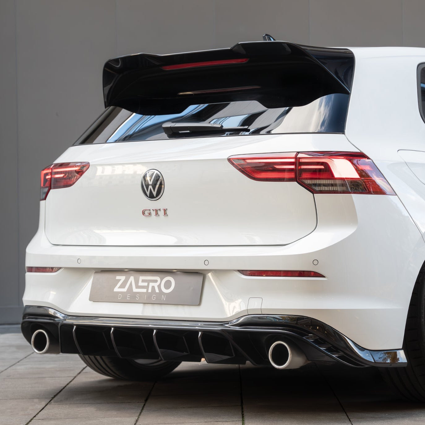 Zaero Designs EVO-1 Rear Diffuser for Volkswagen Golf GTI MK8 2021+