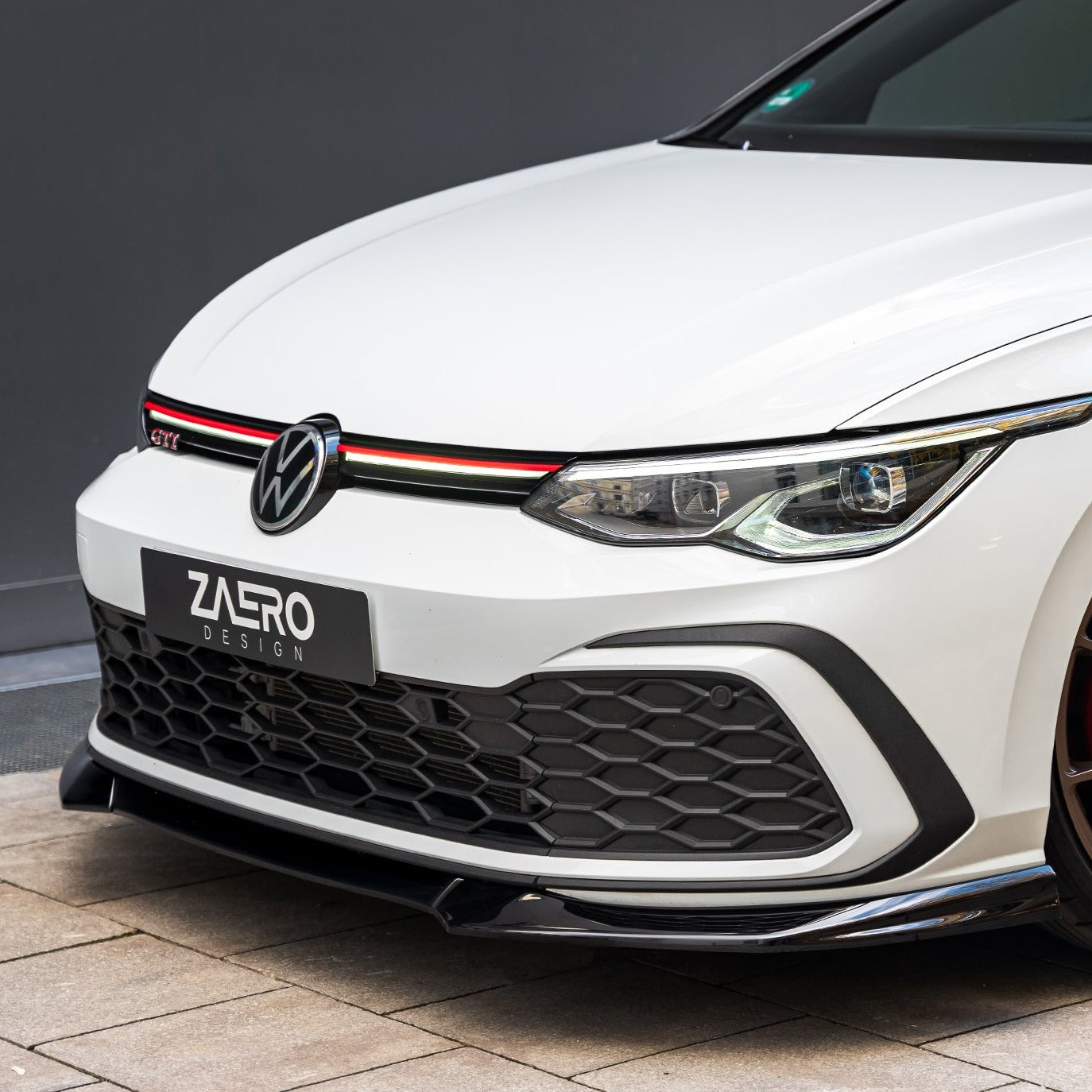 Zaero Designs EVO-1 Front Lip/Splitter for Volkswagen Golf GTI MK8 2021+