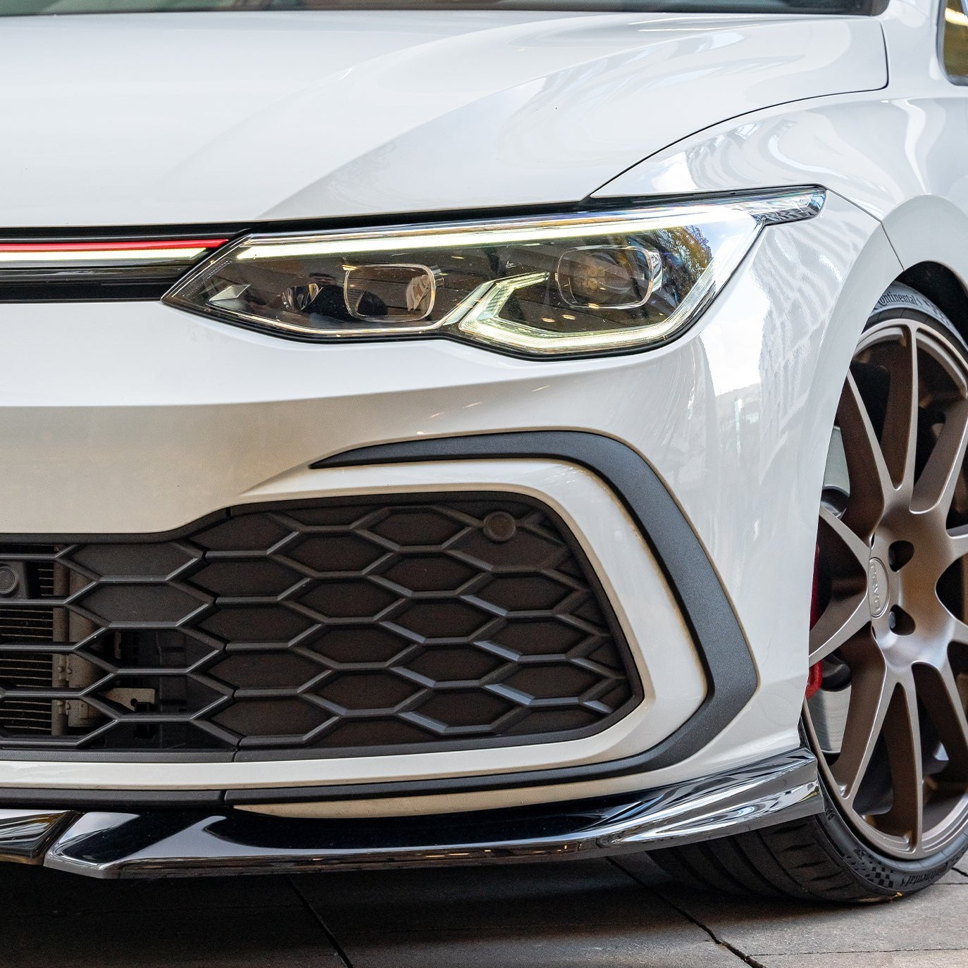 Zaero Designs EVO-1 Front Lip/Splitter for Volkswagen Golf GTI MK8 2021+ - iilumolab