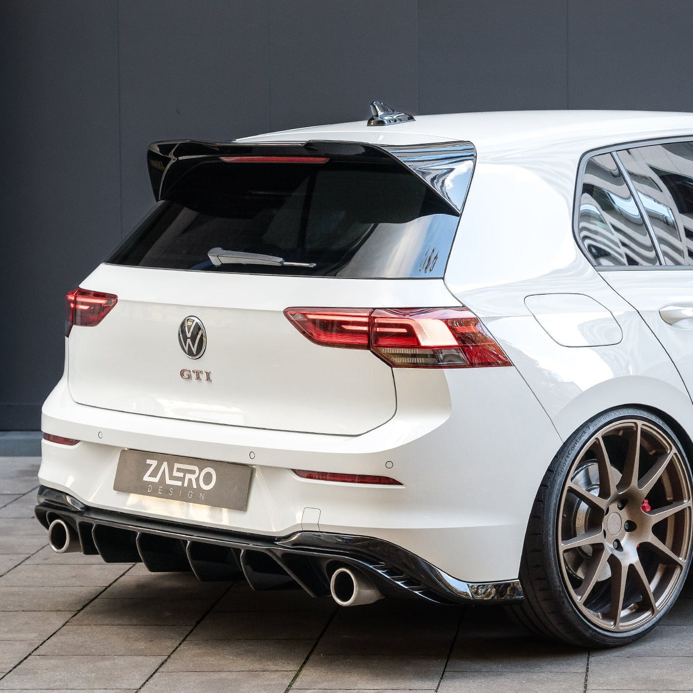 Zaero Designs EVO-1 Rear Diffuser for Volkswagen Golf GTI MK8 2021+