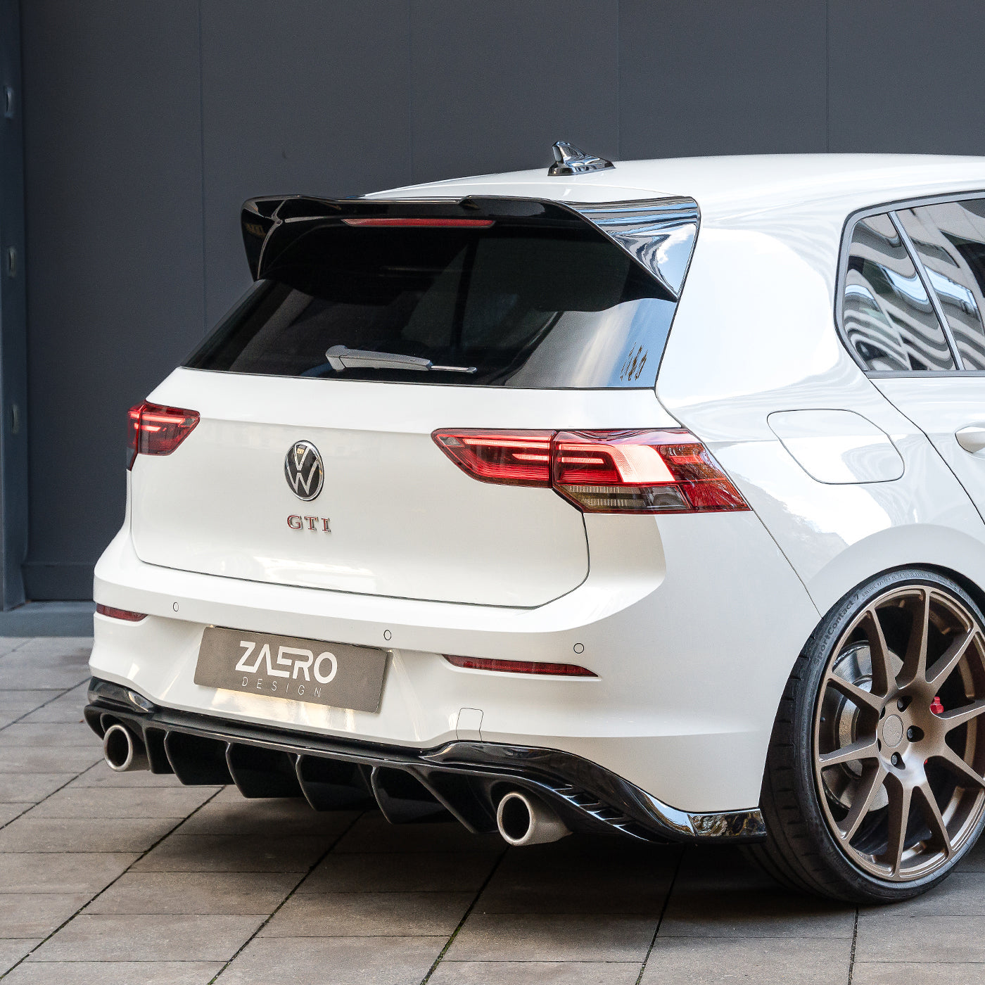 Zaero Designs EVO-1 Rear Diffuser for Volkswagen Golf GTI MK8 2021+ - iilumolab