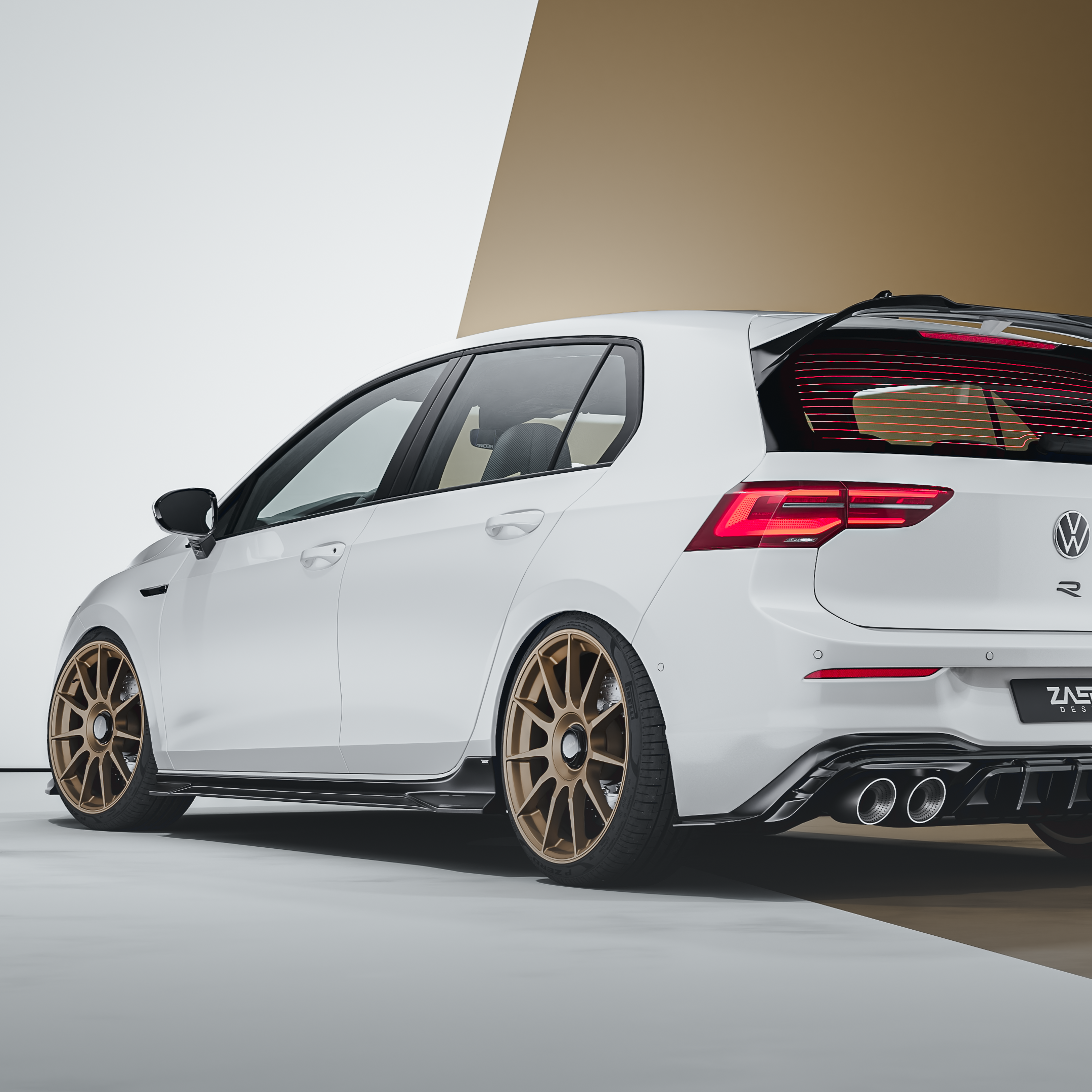 Zaero Designs EVO-1 Full Kit for Volkswagen Golf MK8R 2021-2024 - iilumolab
