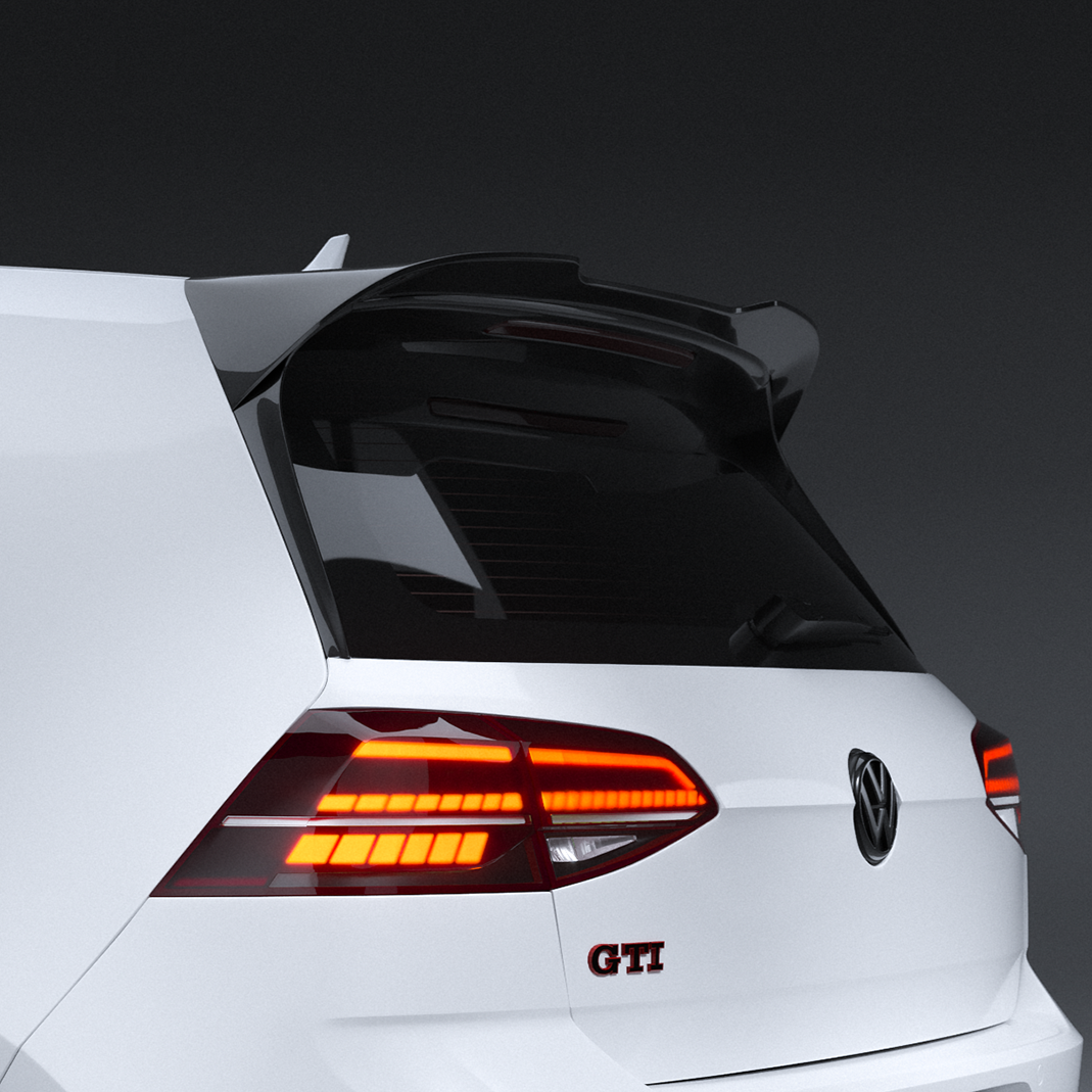 Zaero Designs EVO-1 Rear Spoiler for Volkswagen Golf MK7/MK7.5 GTI & R 2014-2021 - iilumolab