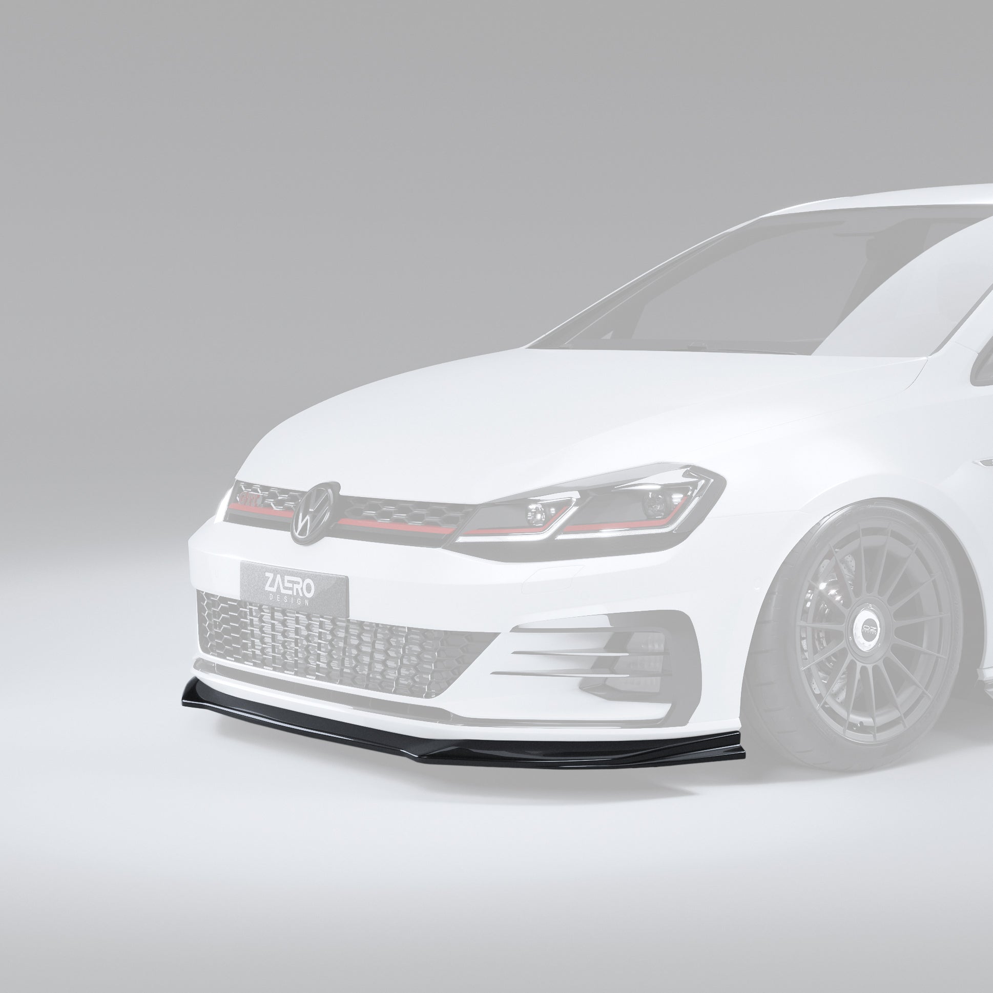 Zaero Designs EVO-1 Front Lip/Splitter for Volkswagen Golf GTI MK7.5 2018-2021 - iilumolab