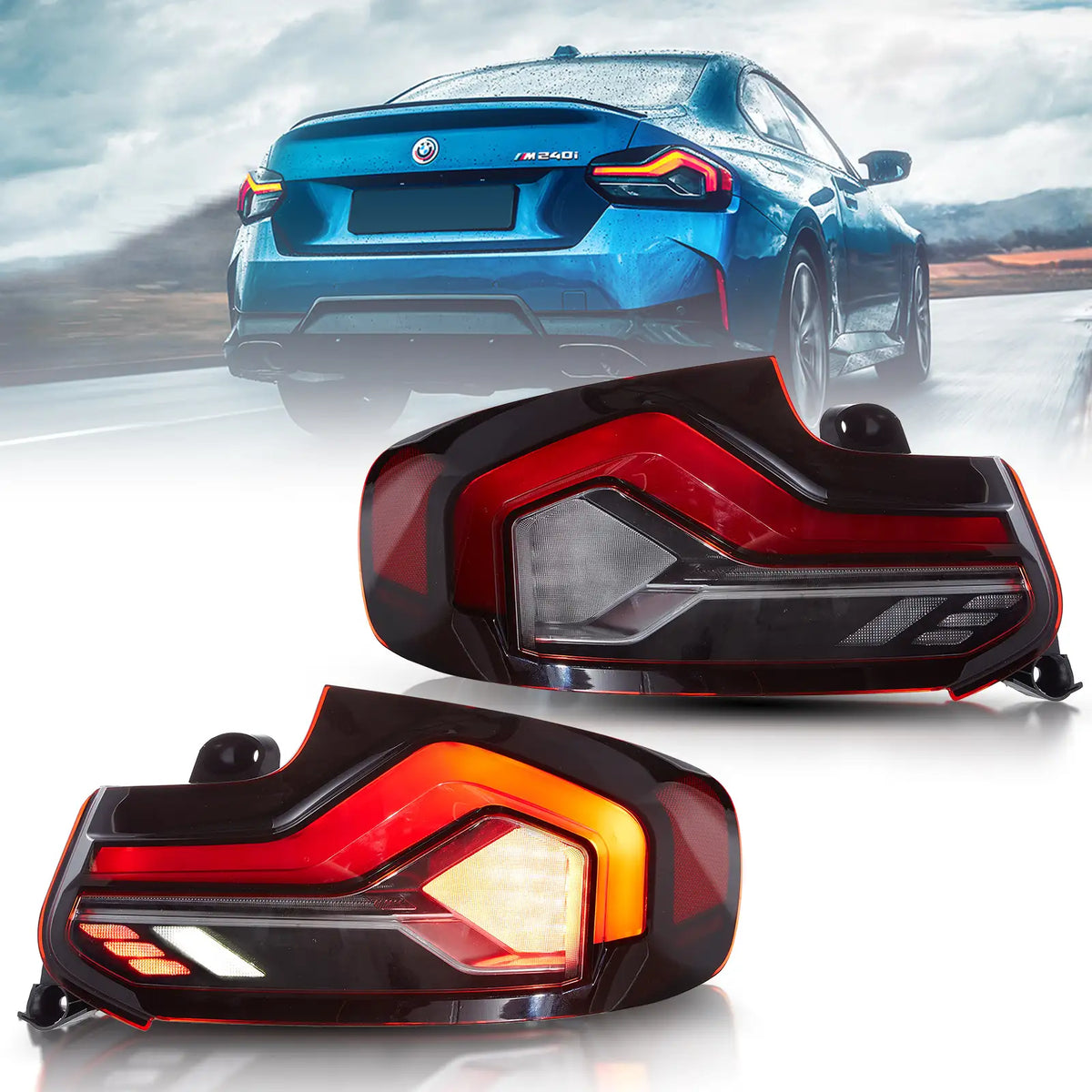 2014-2021 BMW 2 SERIES F22 F23 M2 F87 LED TAIL LIGHTS - iilumo