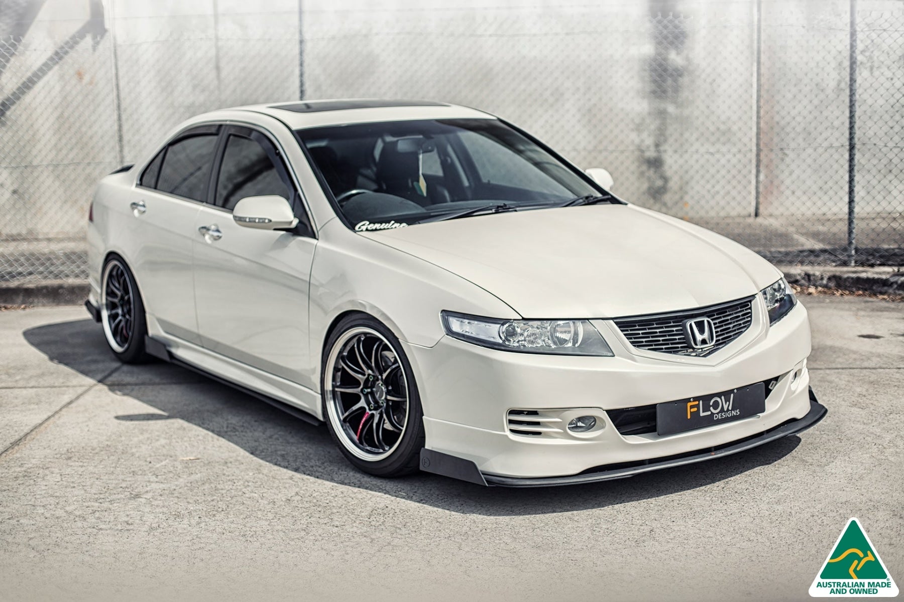 Flow Designs Honda Accord Euro CL7/CL9 Front Splitter V3 - iilumolab