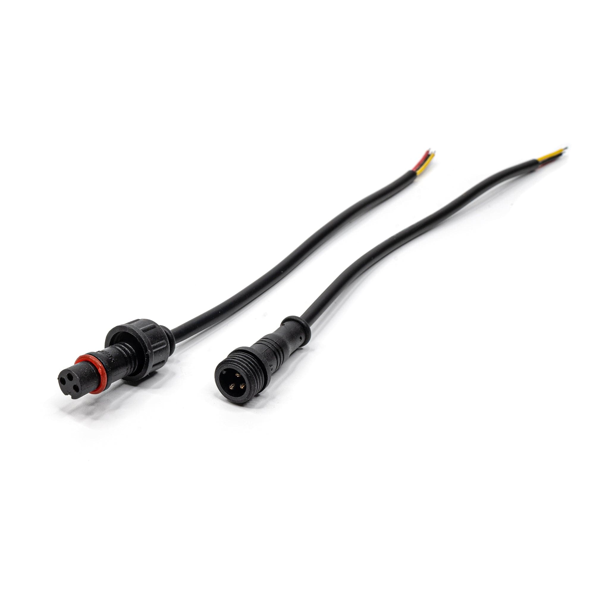 IP68 WATERPROOF BARREL CONNECTORS : 3 PIN