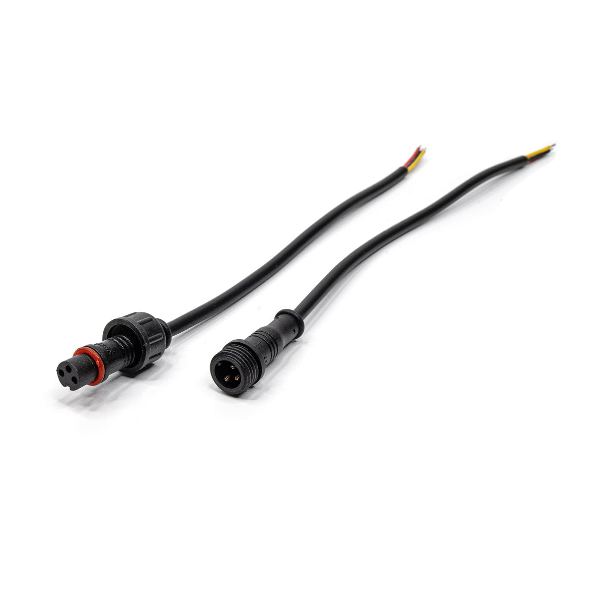 IP68 WATERPROOF BARREL CONNECTORS : 3 PIN - iilumo