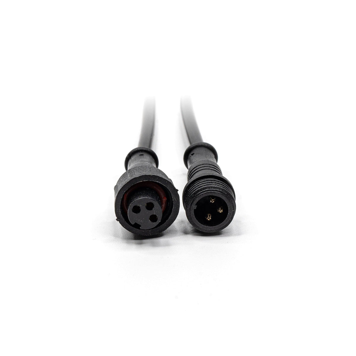 IP68 WATERPROOF BARREL CONNECTOR EXTENSIONS : 3 PIN - iilumo