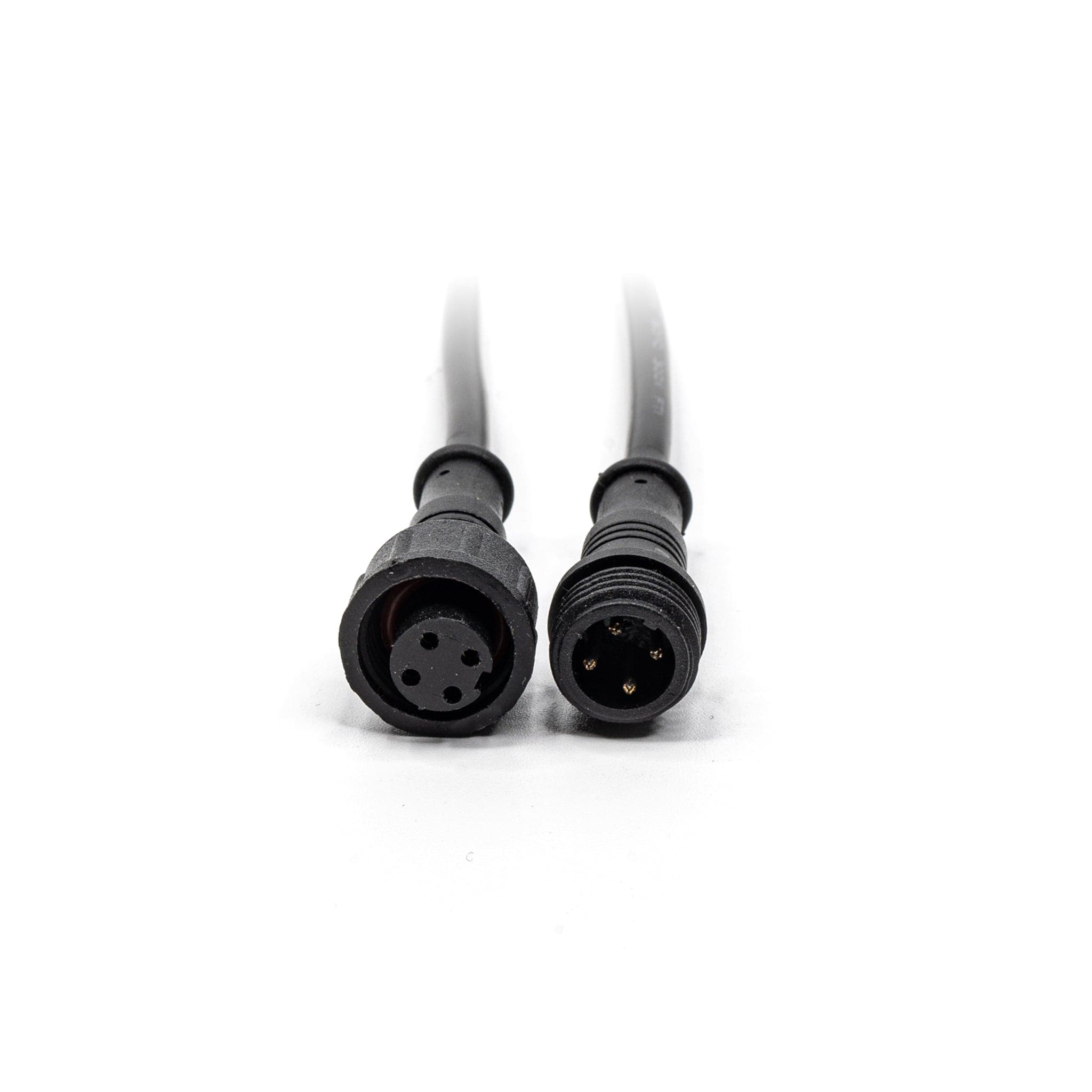 IP68 WATERPROOF BARREL CONNECTORS : 4 PIN - iilumo