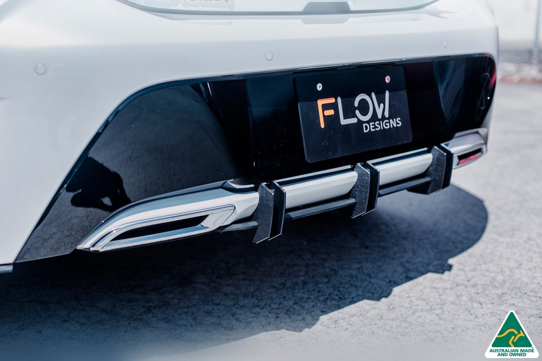 Flow Designs DISCONTINUED SANDED MATTE FINISH - Corolla MZEA12R/ZWE211R ZR 2018-2022 Flow-Lock Rear Diffuser - iilumolab