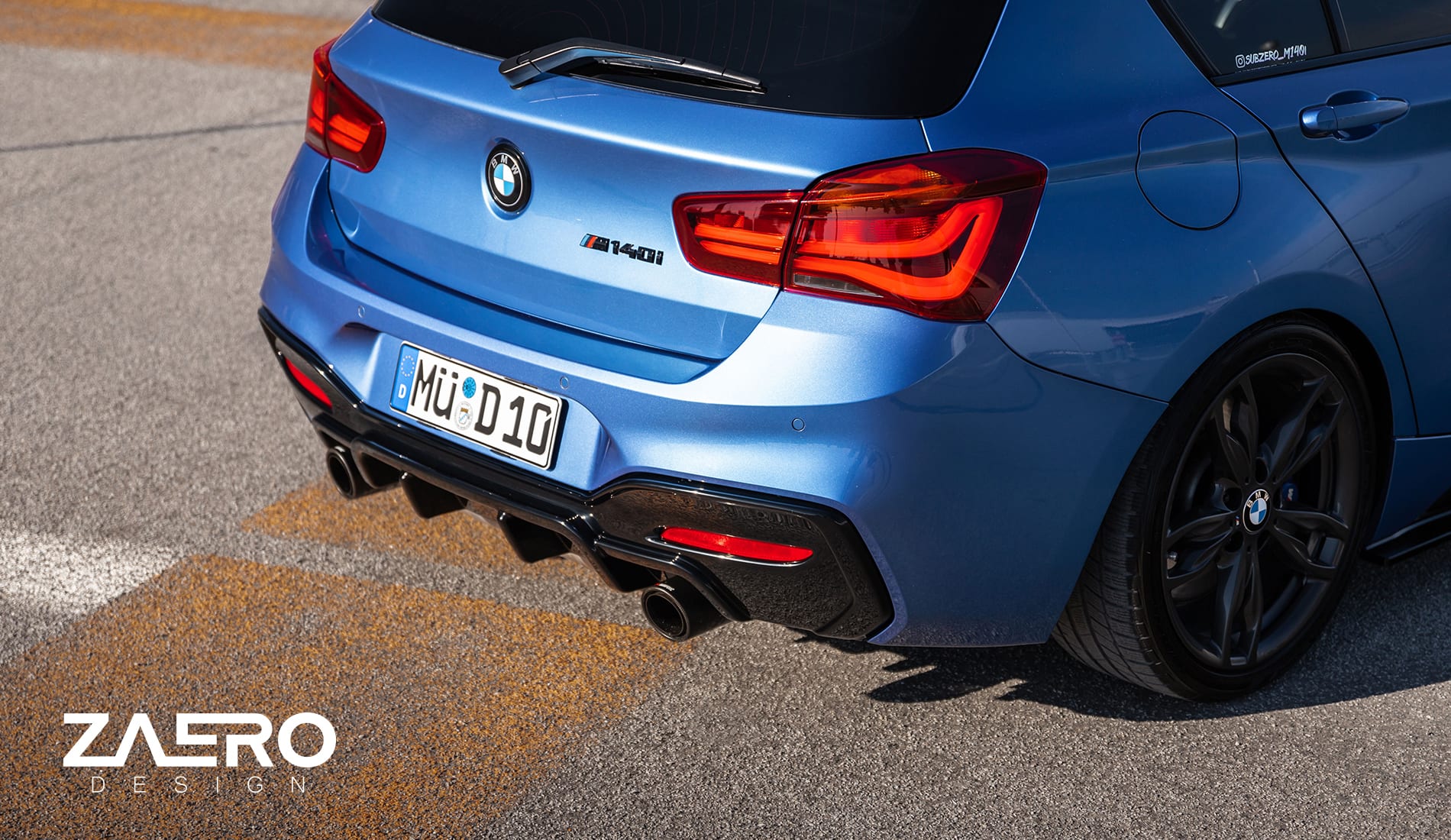 Zaero Designs EVO-1 Full Lip/Body Kit for BMW 1 Series F20 (LCI) 2016-2019 - iilumolab