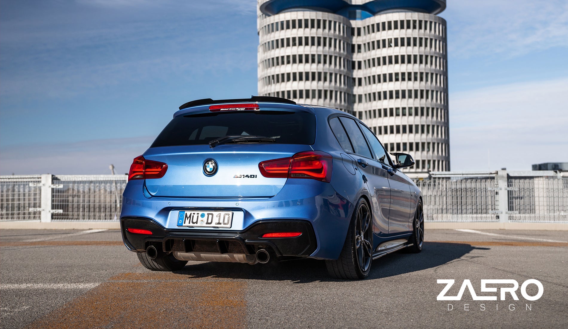 Zaero Designs EVO-1 Side Splitter for BMW 1 Series F20 2012-2019 / 2 Series F22 2014-2021 - iilumolab