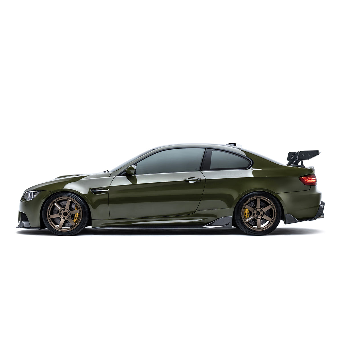 ADRO BMW M3 E92 / 3 Series E92 AT-R1 Carbon Fiber Swan Neck Wing 2008-2013