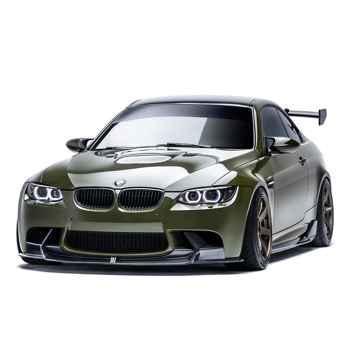 ADRO BMW M3 E92 / 3 Series E92 AT-R1 Carbon Fiber Swan Neck Wing 2008-2013