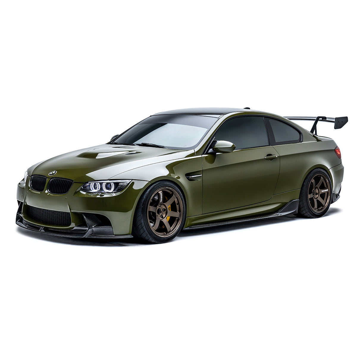 ADRO BMW M3 E92 / 3 Series E92 AT-R1 Carbon Fiber Swan Neck Wing 2008-2013