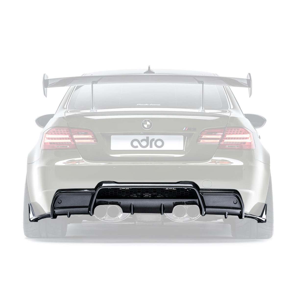 ADRO BMW E92 M3 Carbon Fiber Rear Diffuser 2008-2013