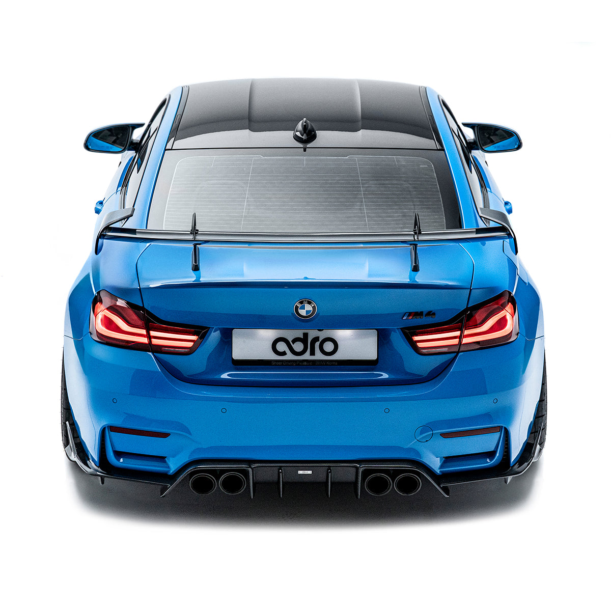 ADRO BMW M4 F82 AT-R1 Dry Carbon Swan Neck GT Wing 2013-2020